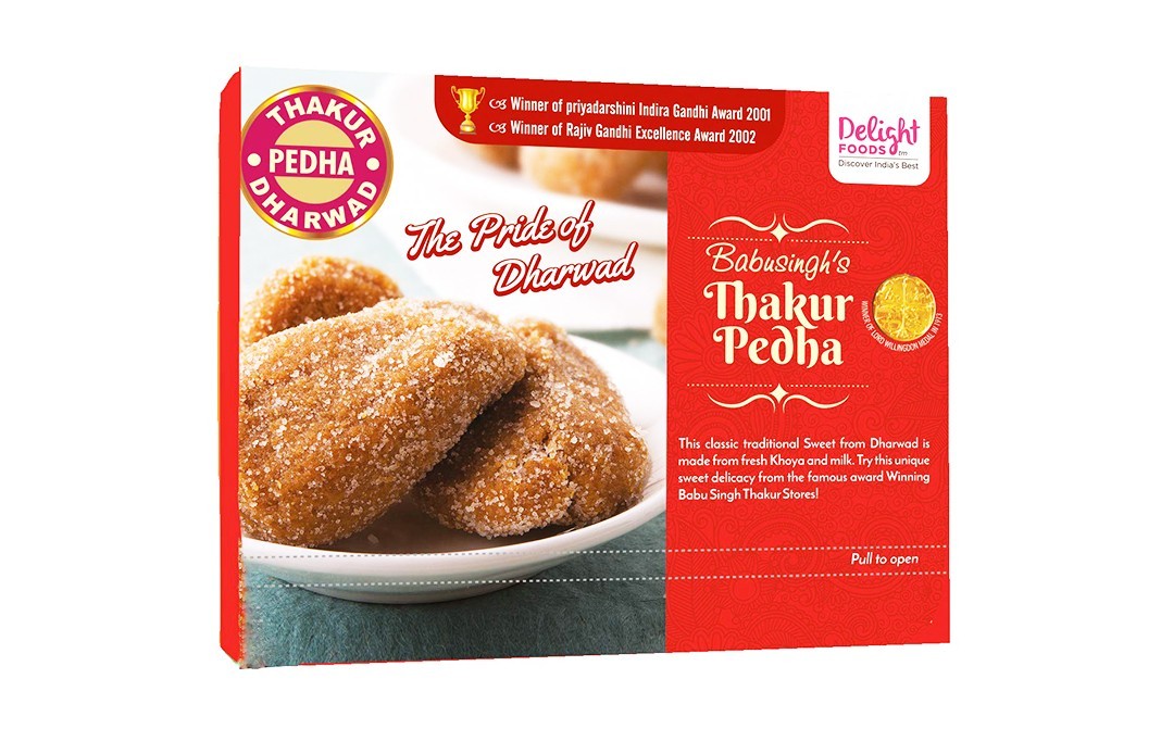 Delight Foods Babusingh's Thakur Pedha    Box  400 grams